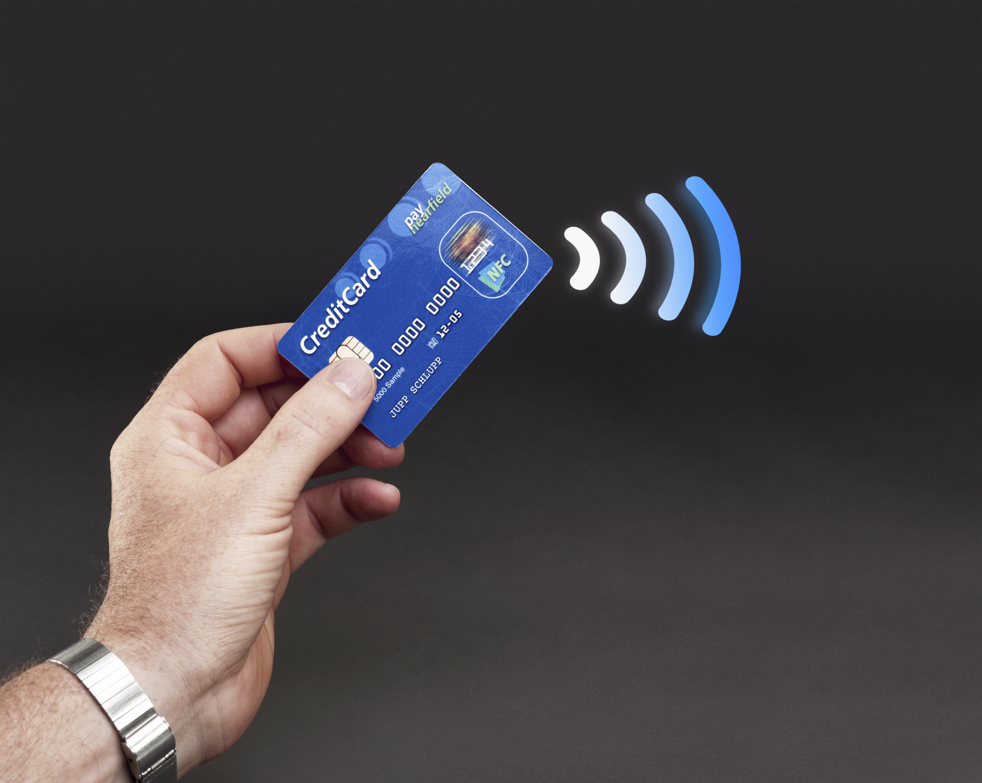 RFID wireless credit card payments