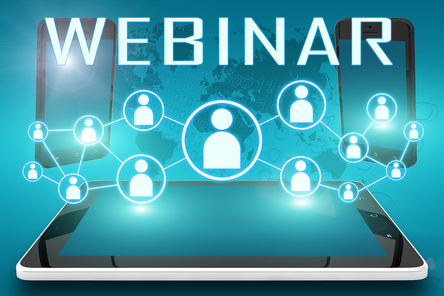 Business leads can be gathered when attendees register for your webinar