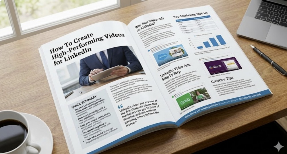 Open Magazine: How to Create High-Performing Videos for LinkedIn Guide.