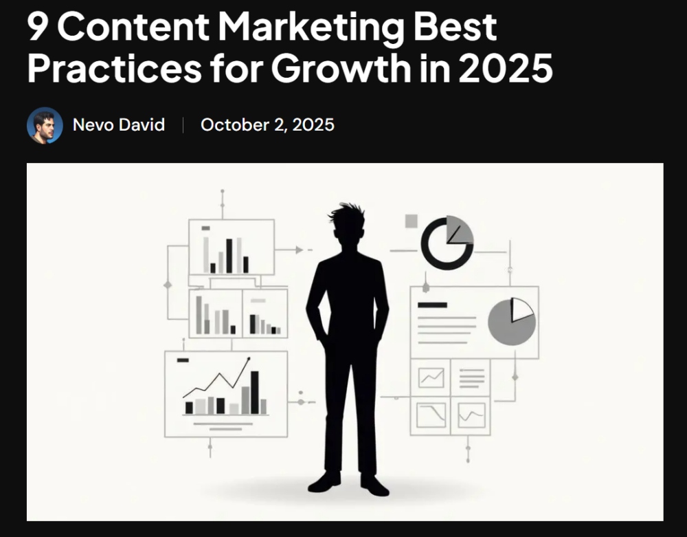 Silhouette Analyzing Data Charts for 2025 Content Growth