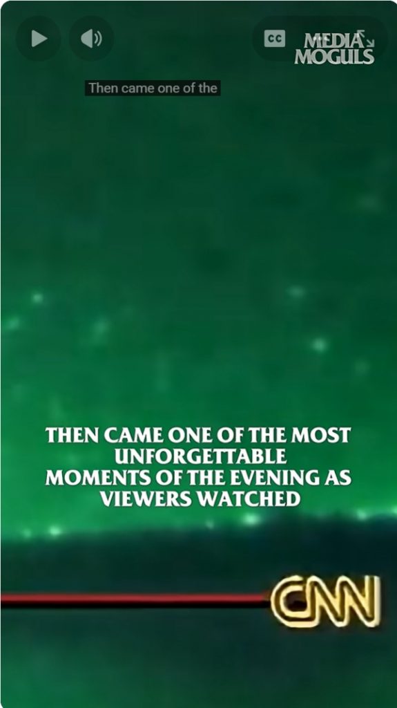 Media Moguls video still, CNN Gulf War coverage unforgettable broadcast moment