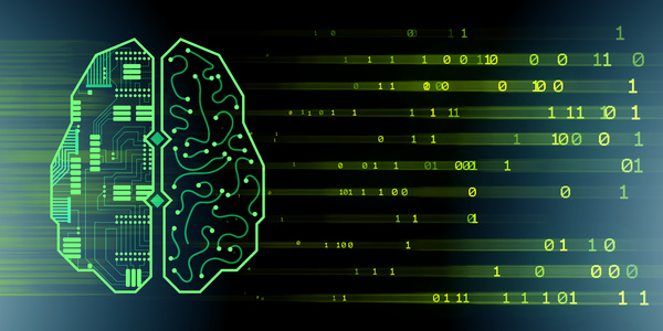 Data Integrity - Digital drawing of a human brain.