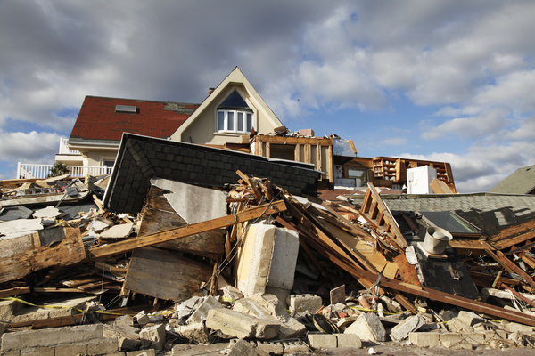 Data Integrity - Home destroyed by a natural disaster.