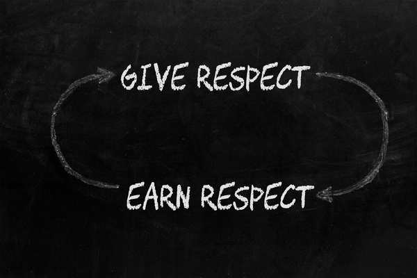 give respect, earn respect