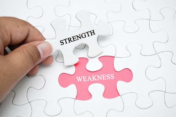 strength over weakness