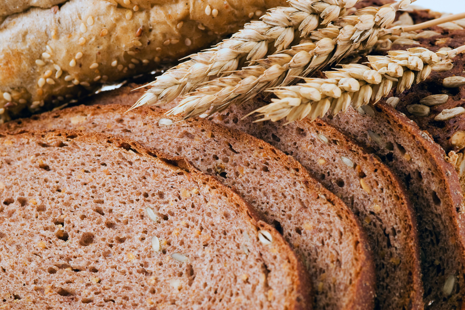 Healthy whole grain bread.