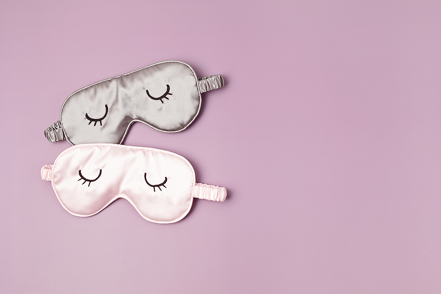 Two sleeping masks.
