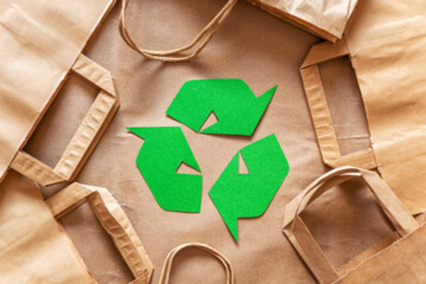 Recycling symbol.