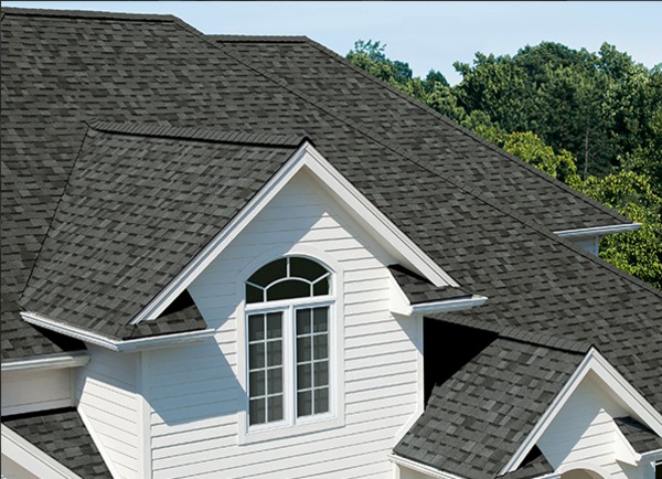 Rooftop of house.