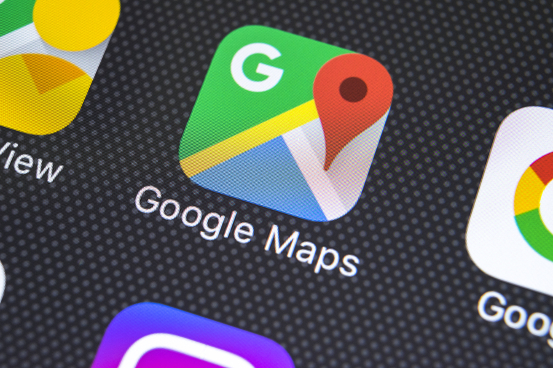 Google maps icon. Google maps icon.