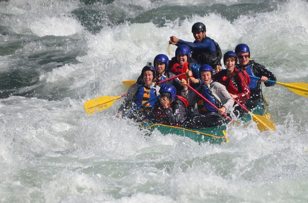 Whitewater rafting