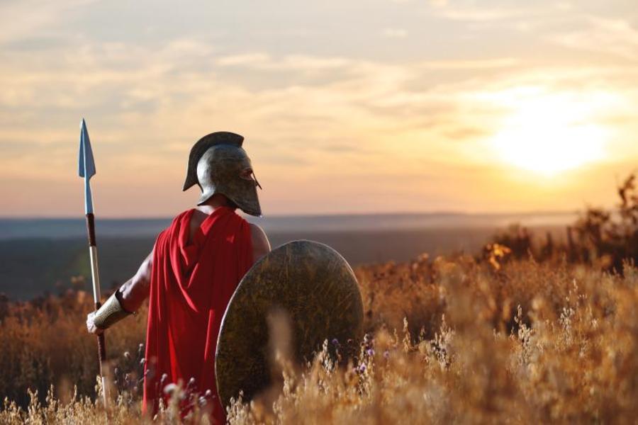 Ancient roman soldier.