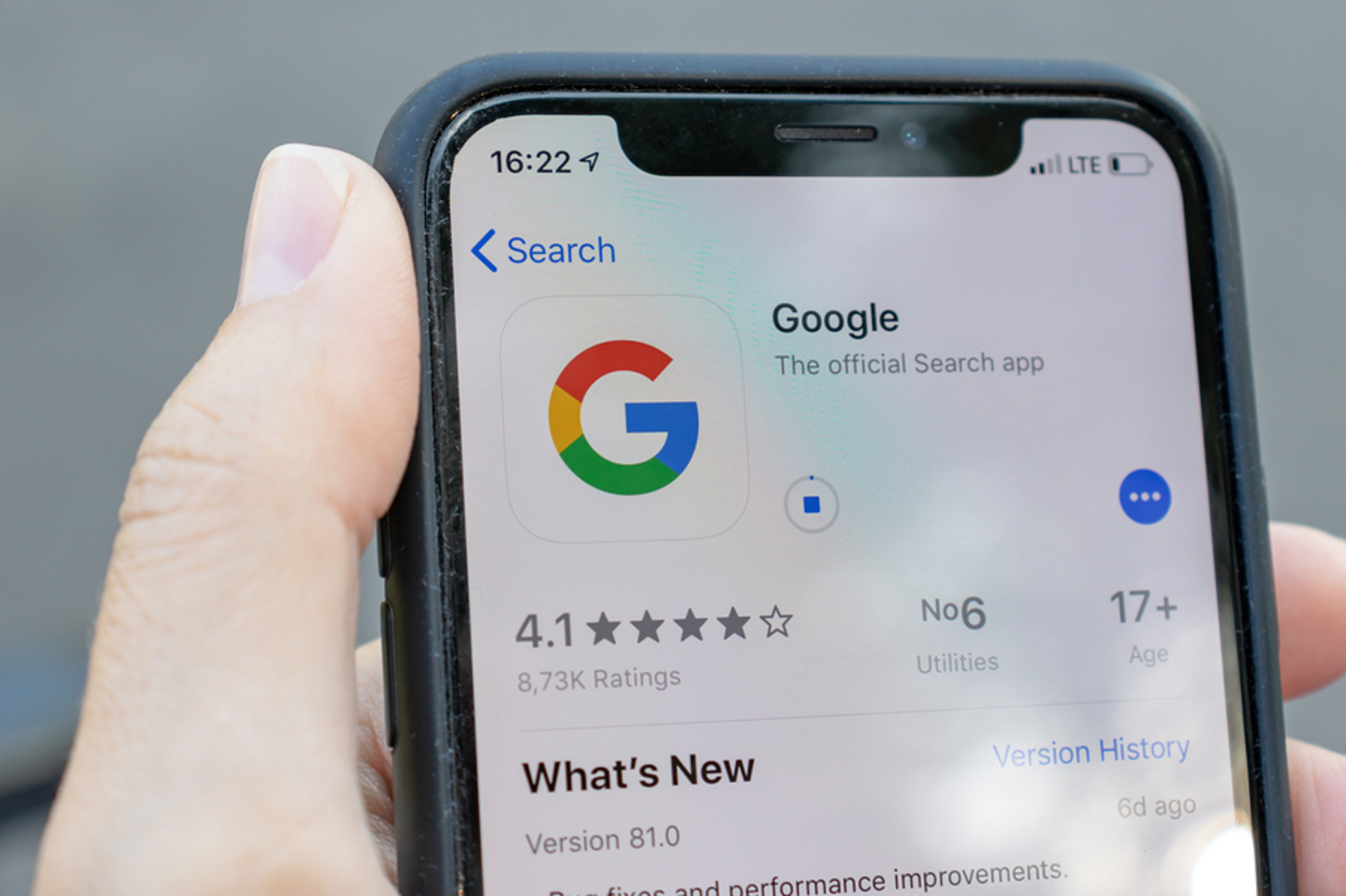 Google search app. Google search app.