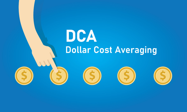 DCA dollar cost averaging.