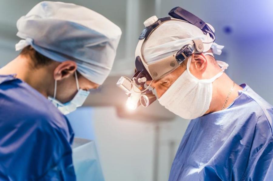 Two surgeons.