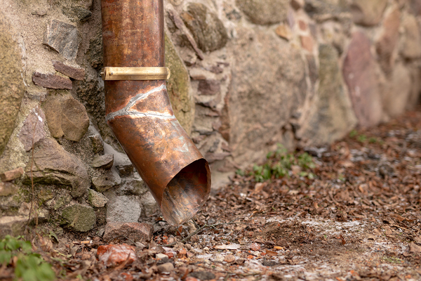 Downspout.