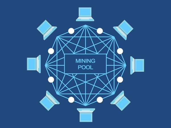 Mining pool diagram.