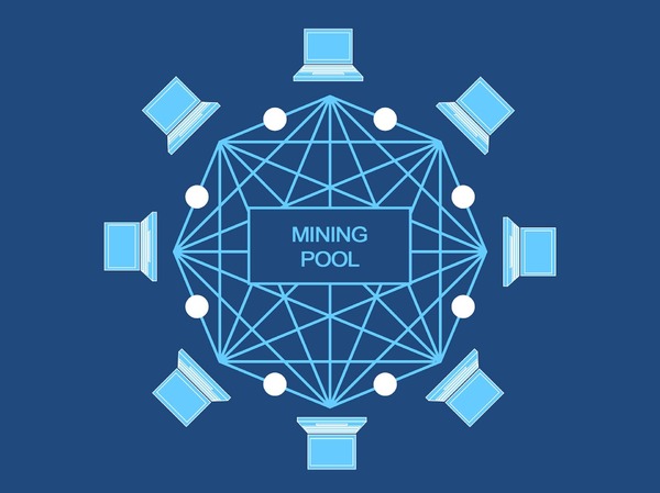 Mining pool diagram.