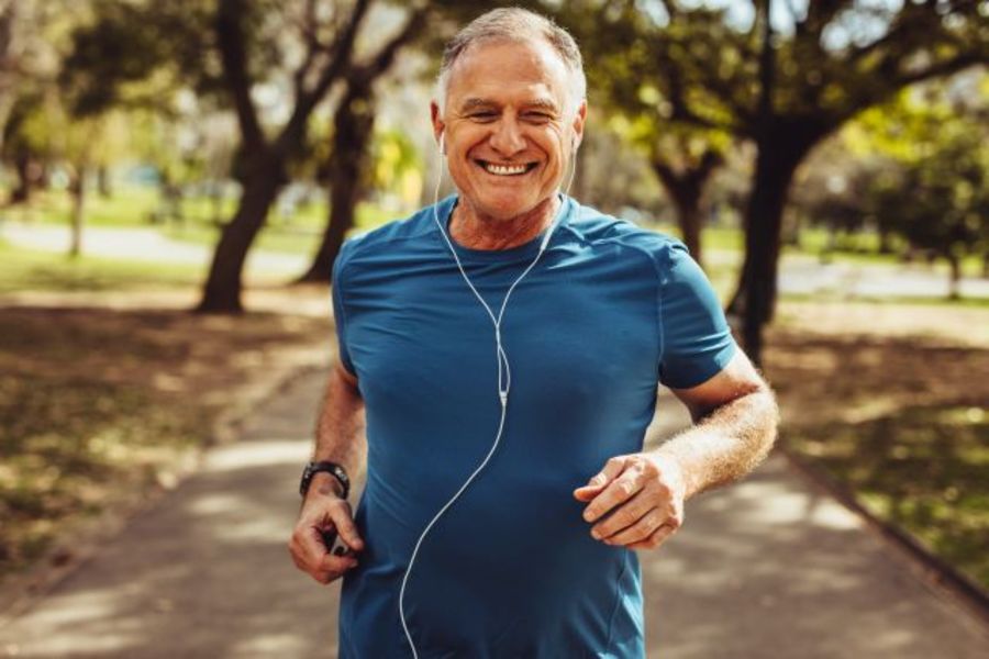 Running releases feel-good hormones
