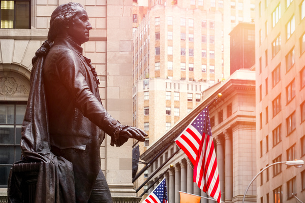 George Washington statue.