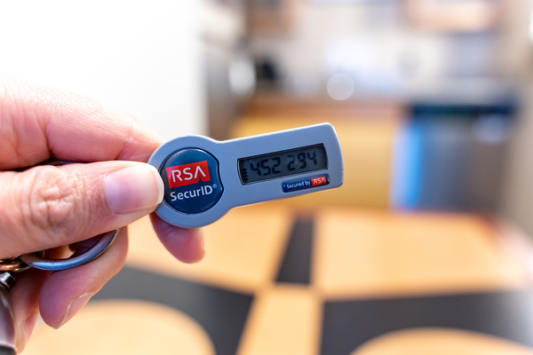 RSA secureID key.