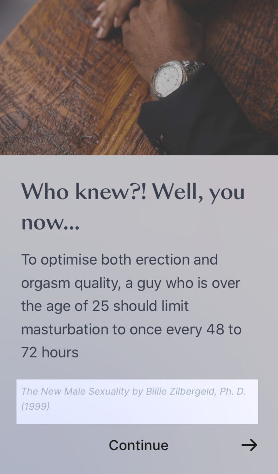 Optimise both erection and orgasm quality.
