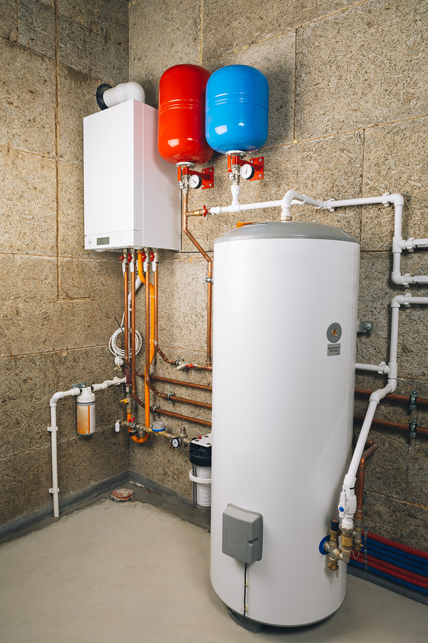 new gas hot water tank