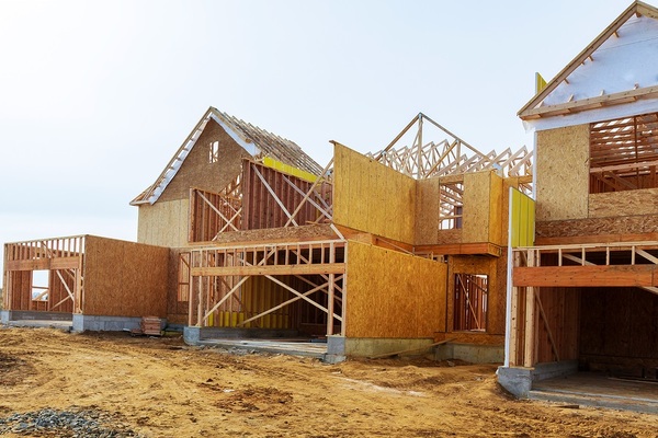 Construction of houses.