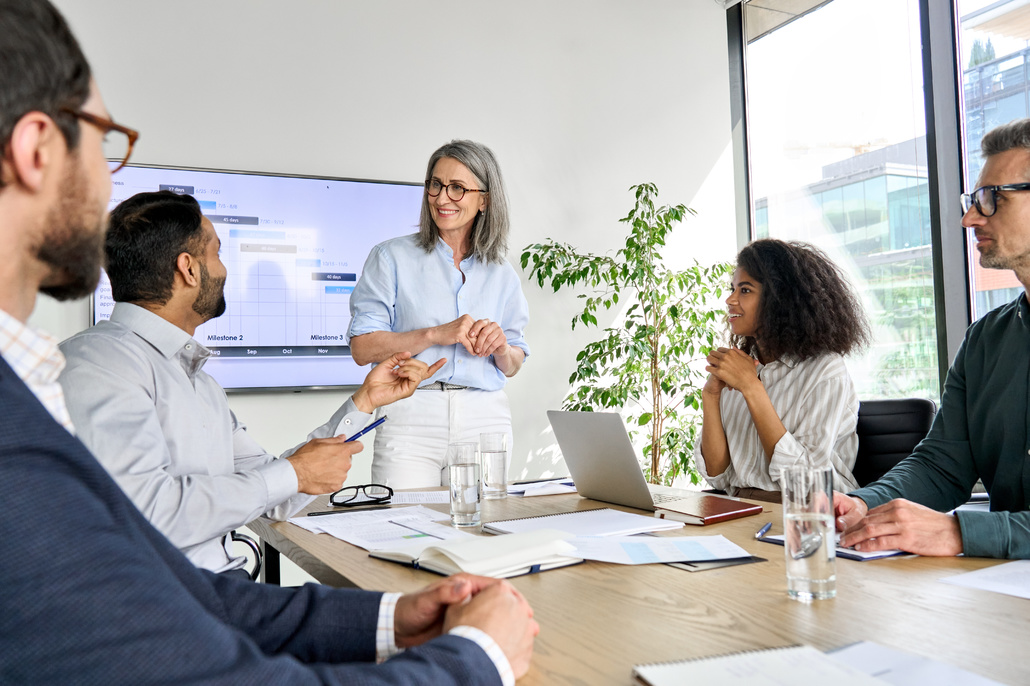 Presenting to a group