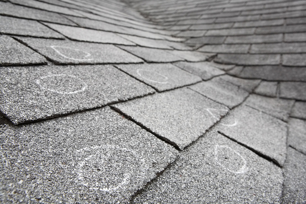 Shingled roof.
