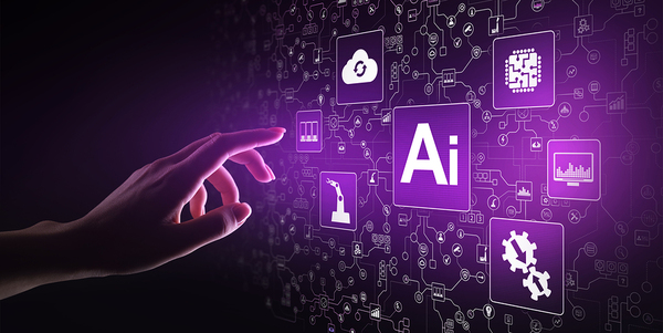 Hand pointing to an Icon labeled Ai.