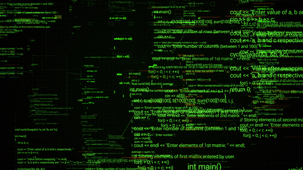 IBM i system security - Green programming code.
