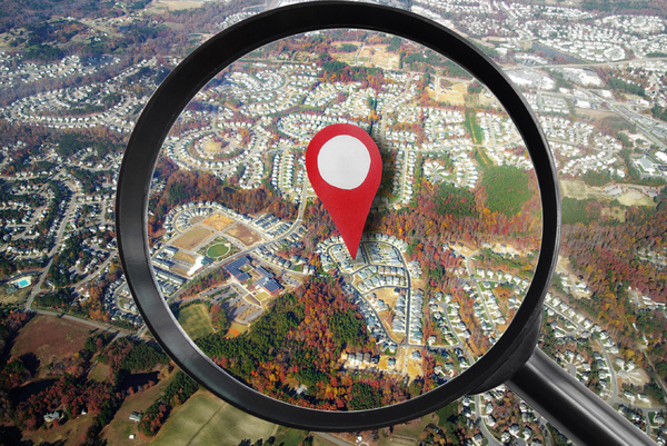 Magnifying a location point - real estate data