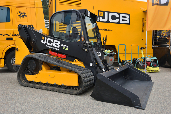 Compact truck loader.