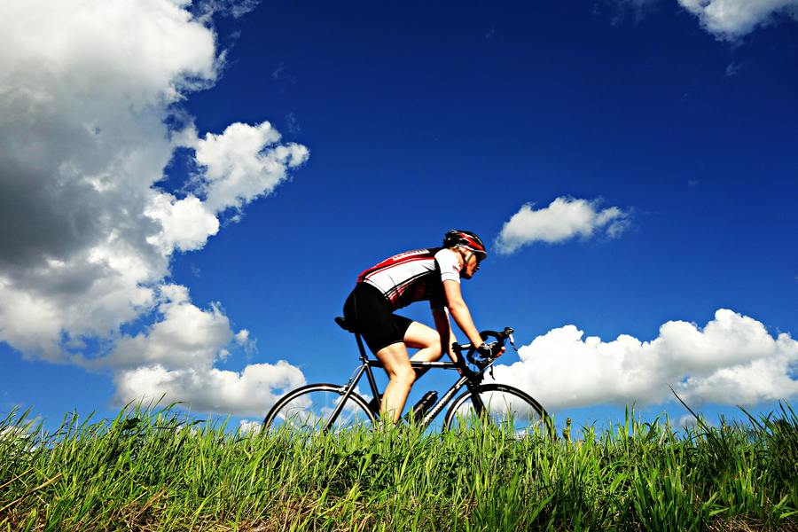 Bicycling.