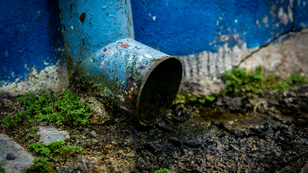 Down spout.