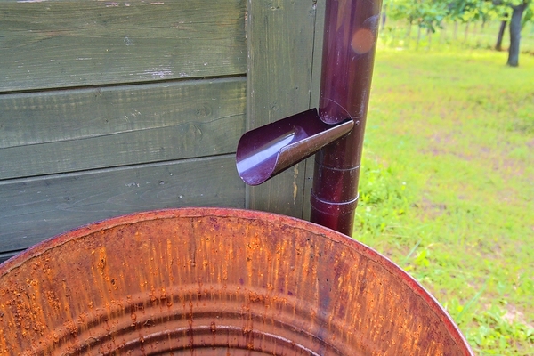 Downspout.