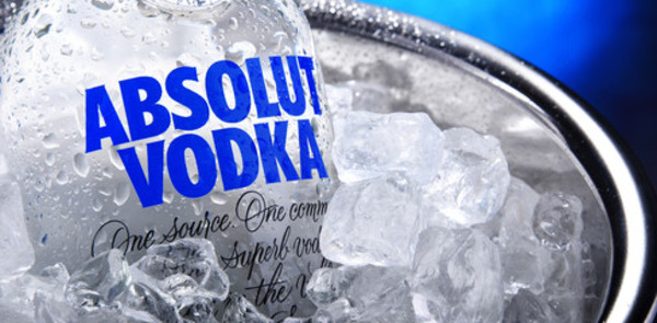 Absolut vodka.