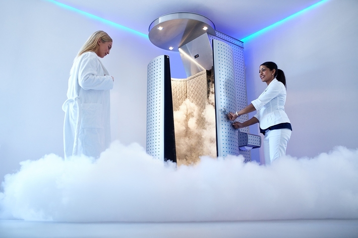 Cryotherapy unit.