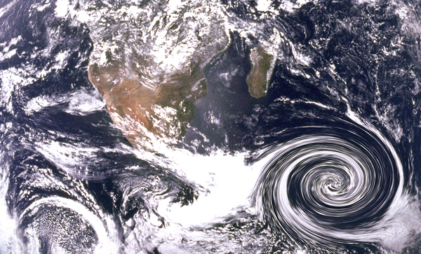 Hurricane views from space.