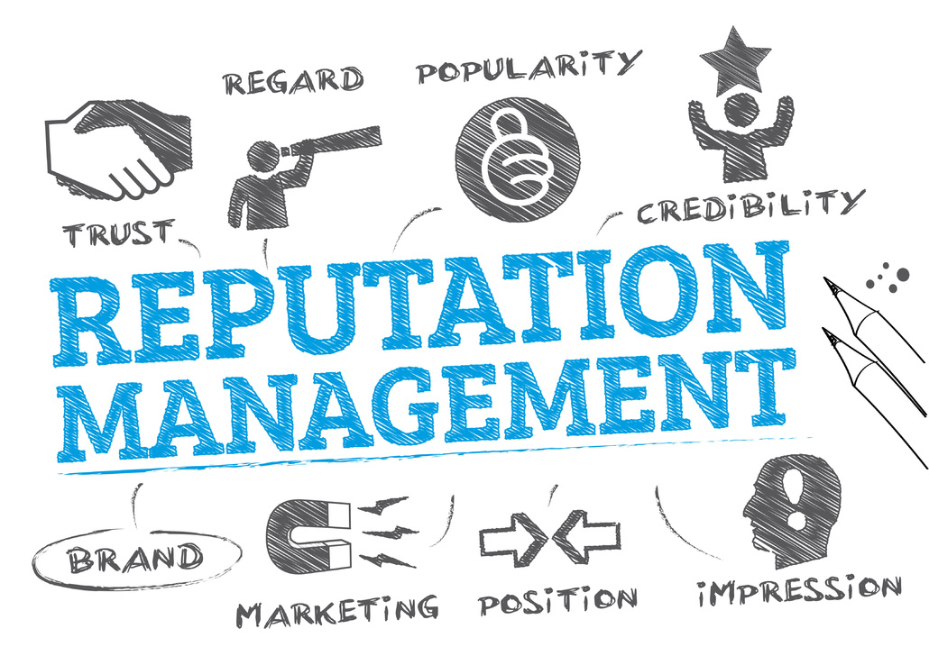Reputation management infographic.